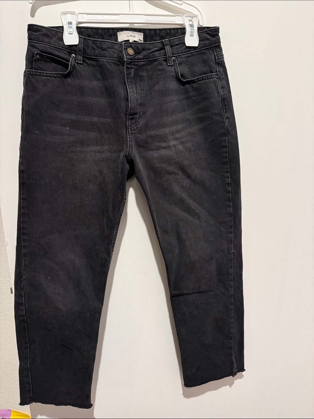 ba&sh women Slim Straight Black Jeans